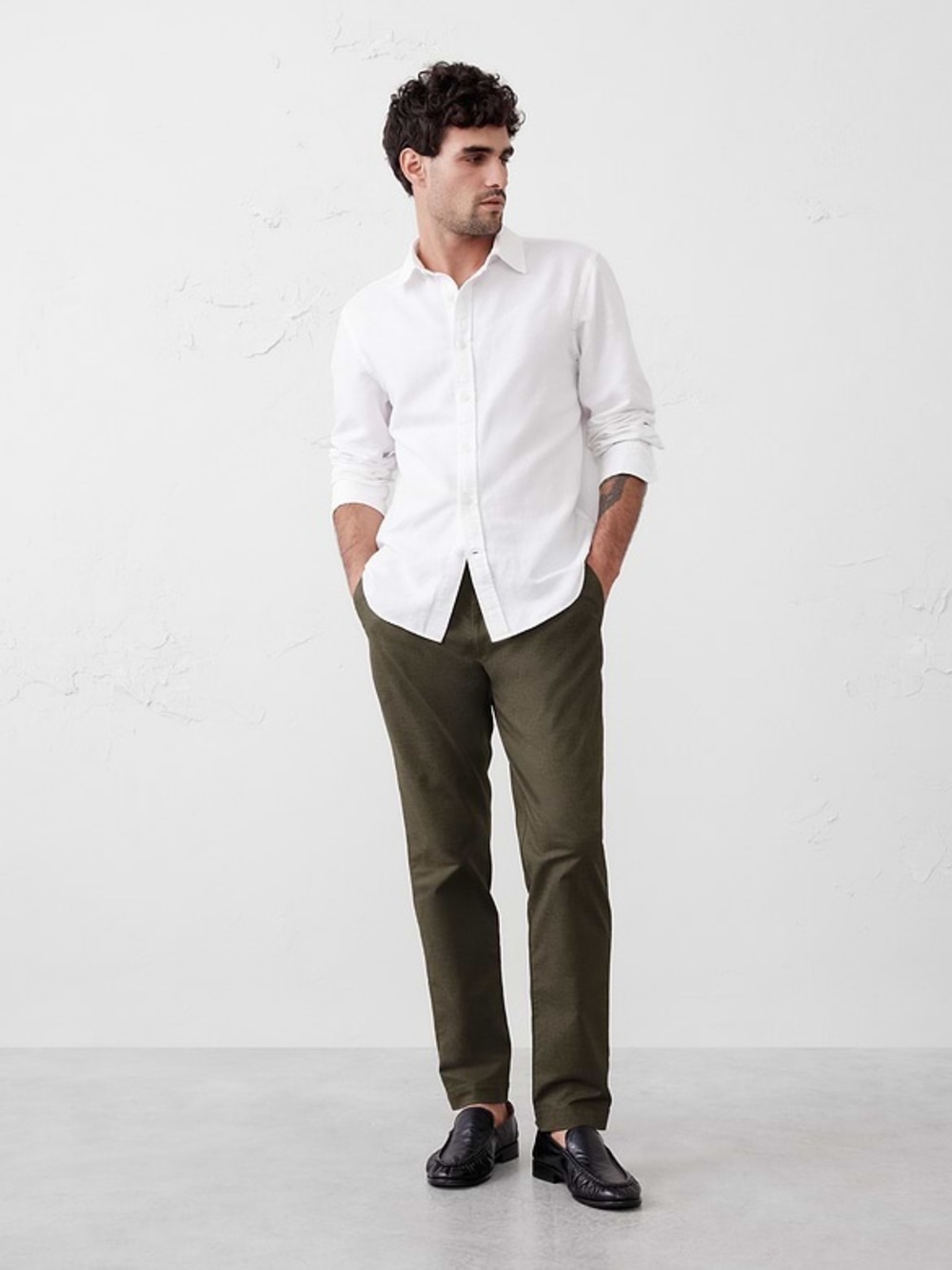 Banana Republic Olive Green Men's Chinos